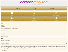 Tablet Screenshot of cartoonresource.com